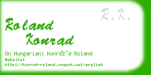 roland konrad business card